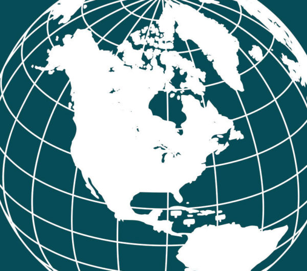 Globe silhouette